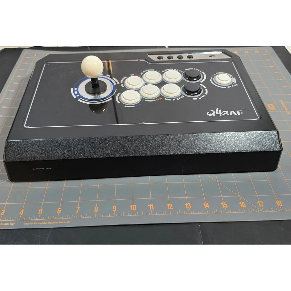 Qanba 4 Q4 RAF 3-in-1 Fight Stick for PS3, Xbox 360, and PC Black